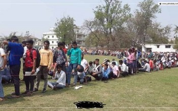 पर्सामा म्यादी प्रहरीको धुईचो , पहिलो दिन चारसय भन्दा बढी आवेदन